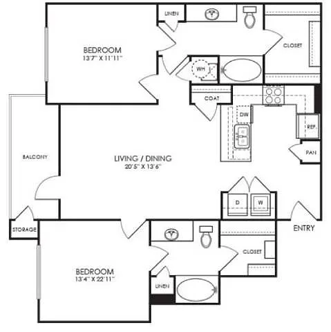 Floor plan B10