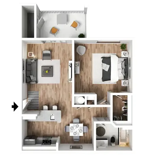 Floor plan The Magnolia