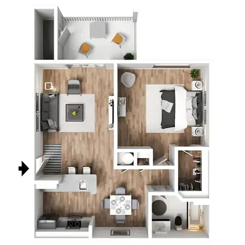 Floor plan The Magnolia