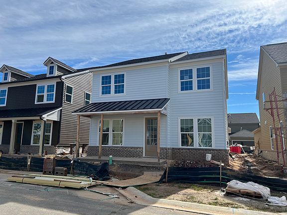 Front Elevation Construction Progress Your new home at 4502 Bideford Street.