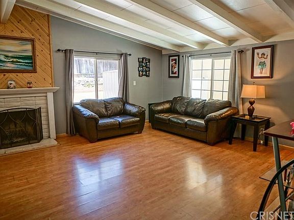 Large living room with new windows