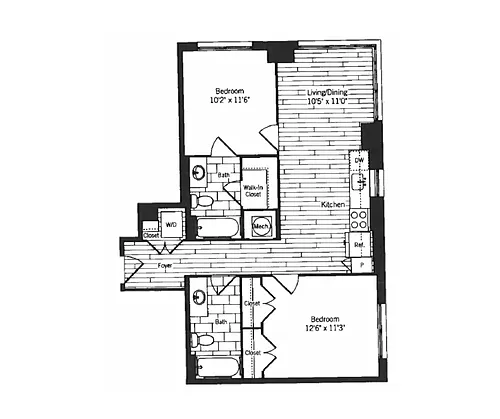 Floor plan Hayworth A