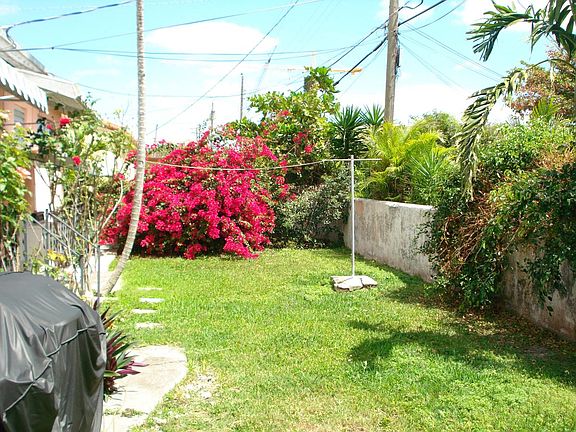 large back yard patio space