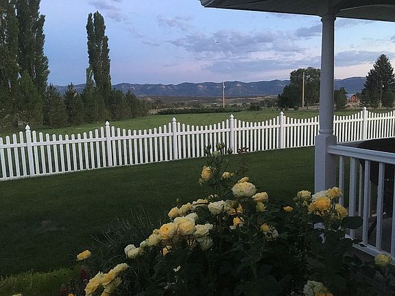 Front porch and yard