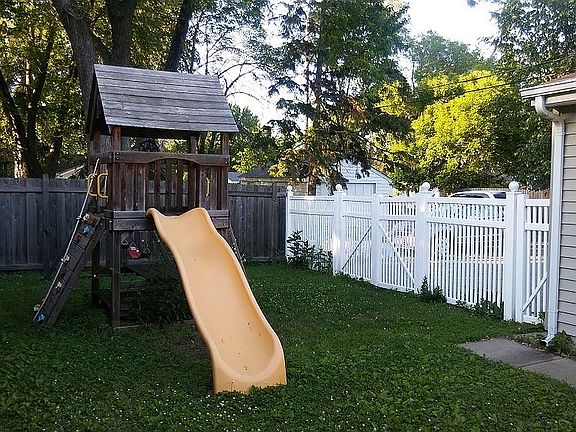 Backyard & detached garage