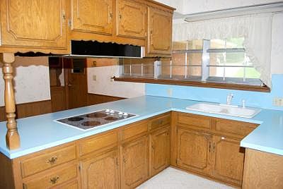very spacious kitchen