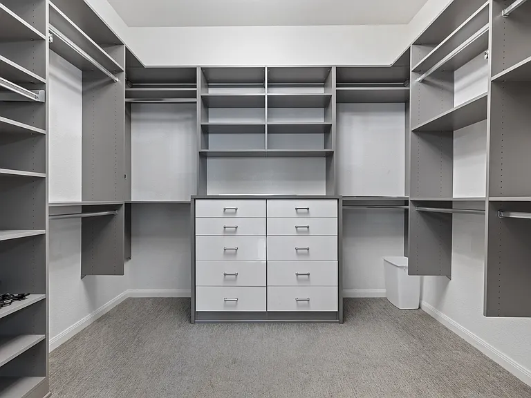 Primary Custom Walk In Closet