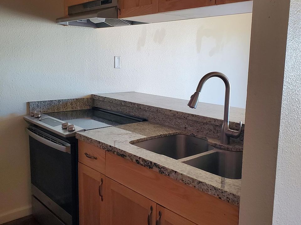 Custom cabinets and granite countertops.