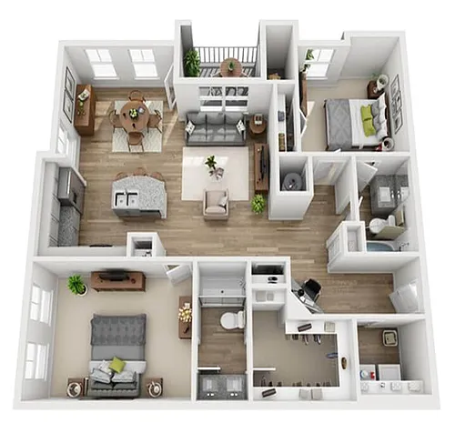 Floor plan B2