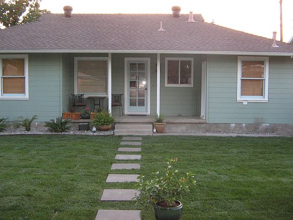 back of the house and garden