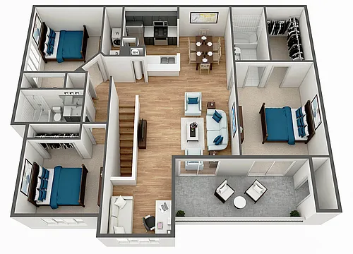 Floor plan The Wacissa