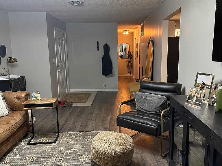 Living room staged