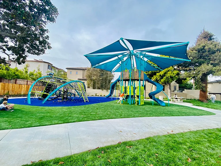 Newly renovated local park.
