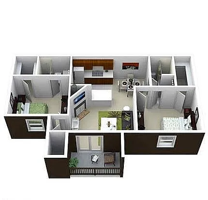 Floor plan B2P