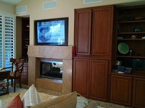 Media room from sofa