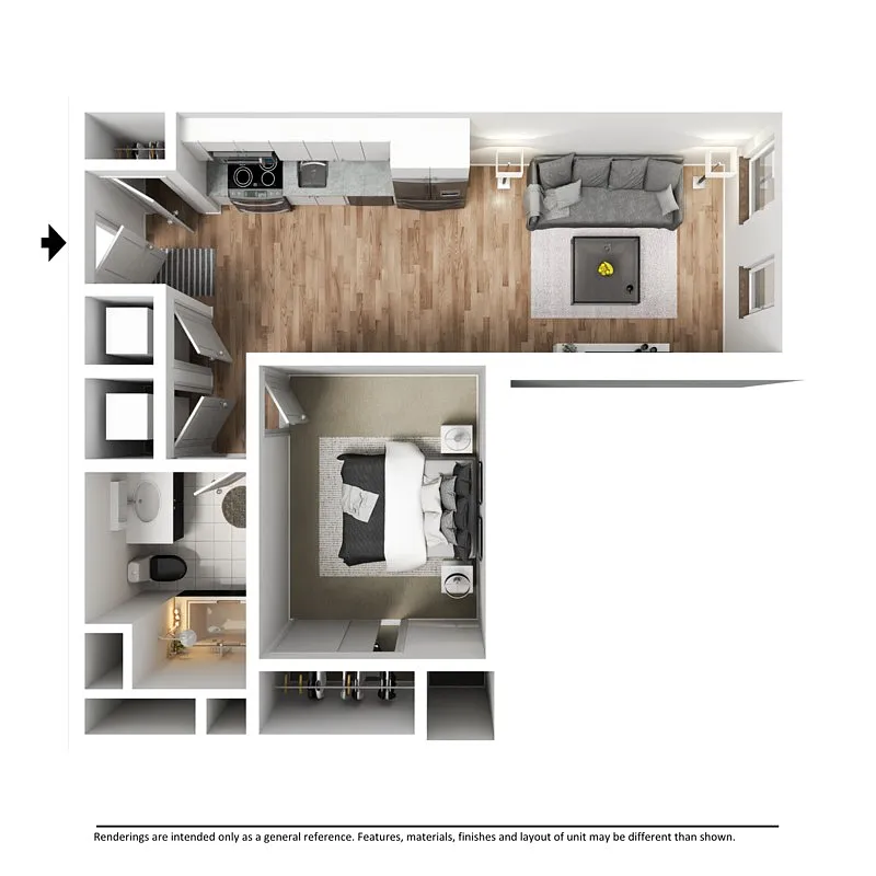 Floor plan Cortes - Luxury Apartment
