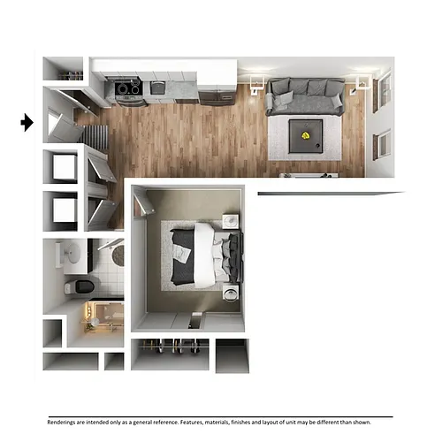 Floor plan Luxury Apartment - Cortes