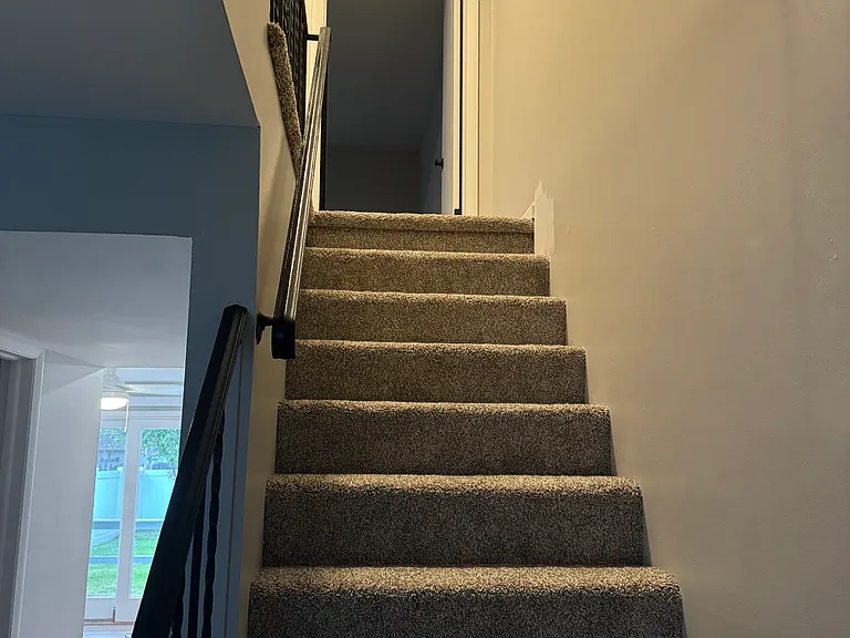 Stairs to the second level.