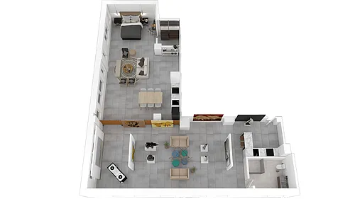 Floor plan LIVE-WORK LOFT W