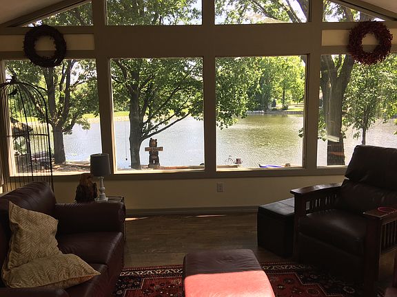 Sunroom with skylights