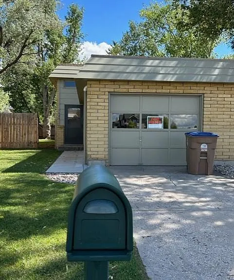 Full stall of garage and driveway parking.
