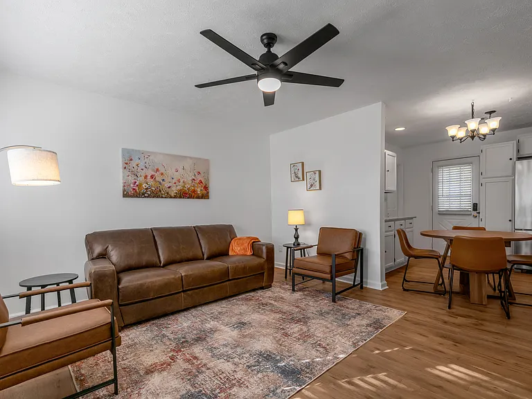 Living Room includes WIFI, and 55 in TV.