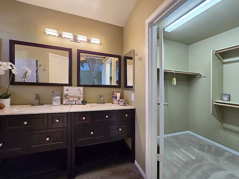 master bath and closet
