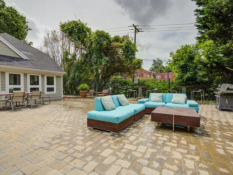 Grill Area with Plush Outdoor Seating