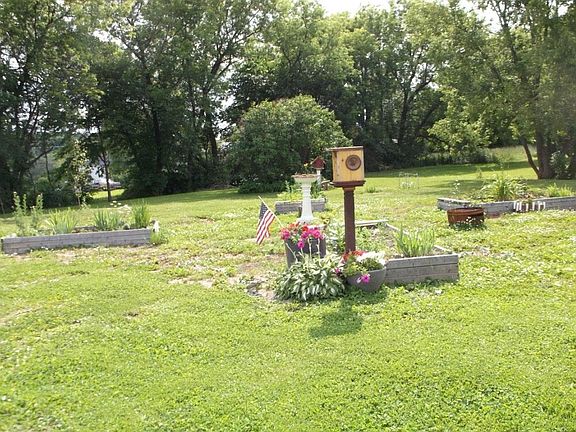 The community garden across the street.