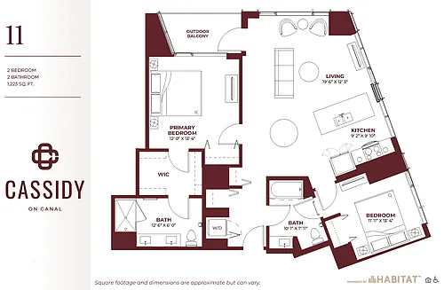 Floor plan Two Bedroom 11