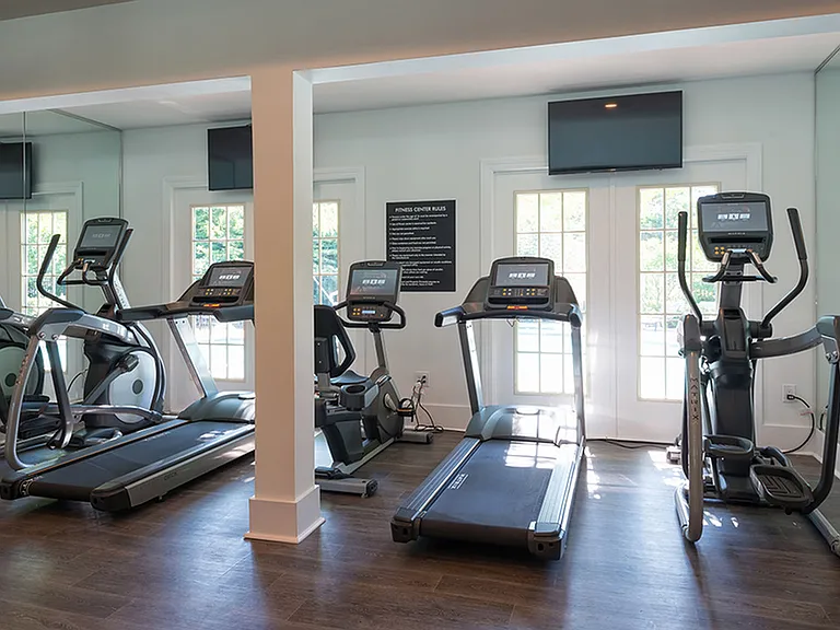 Stay active in our fitness center