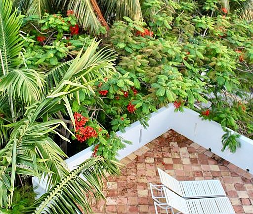 Master terrace from tower