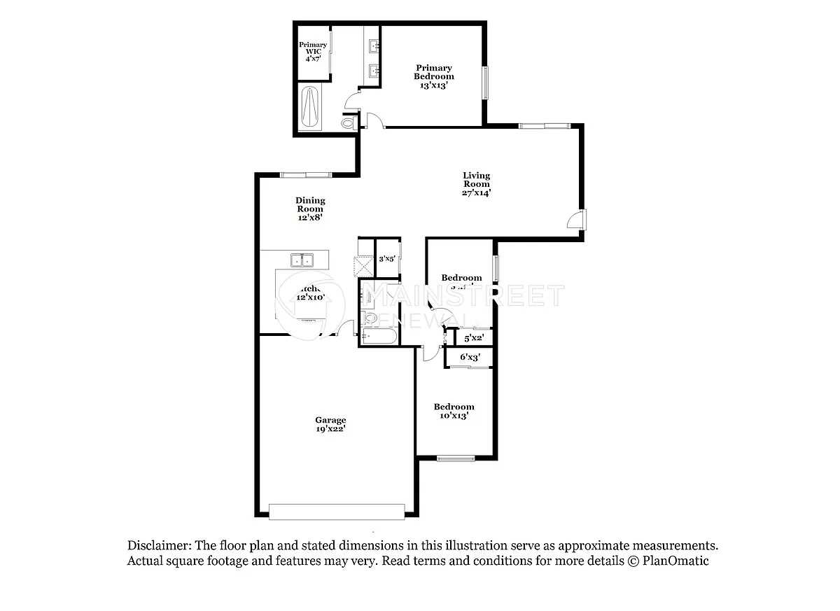 Floor Plan - 4010 N 88th Ave