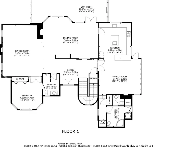 Floor plan - ground level