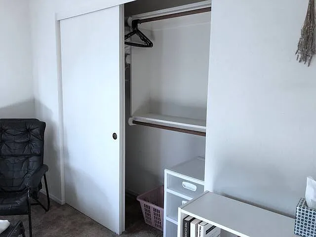 Ample closet space