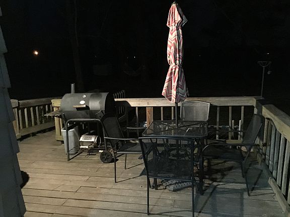 Large back porch