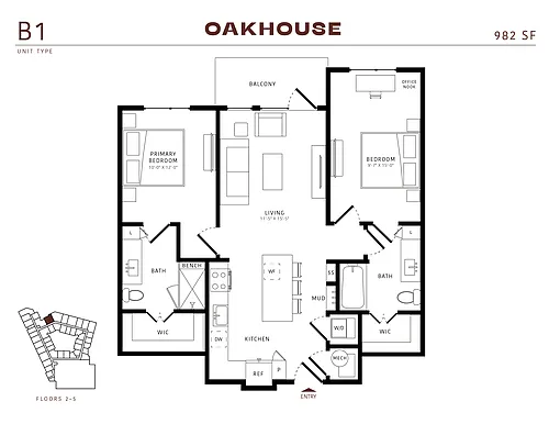 Floor plan B1