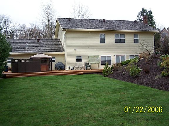View of back of house