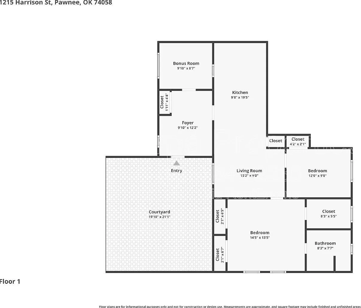 3 bed, 1.0 bath, 963 sqft, $775 — Photo 3