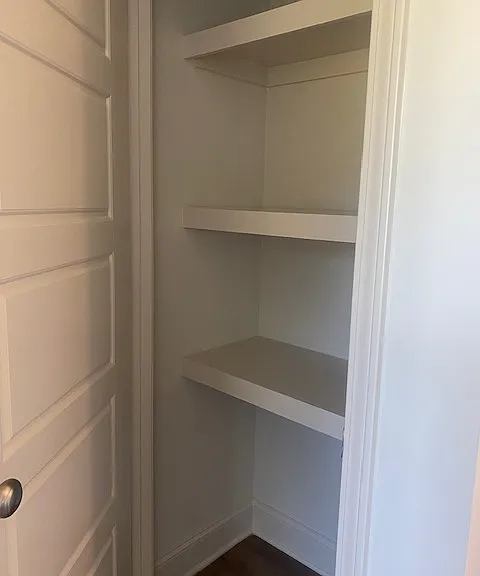 Master Closet with Shelves