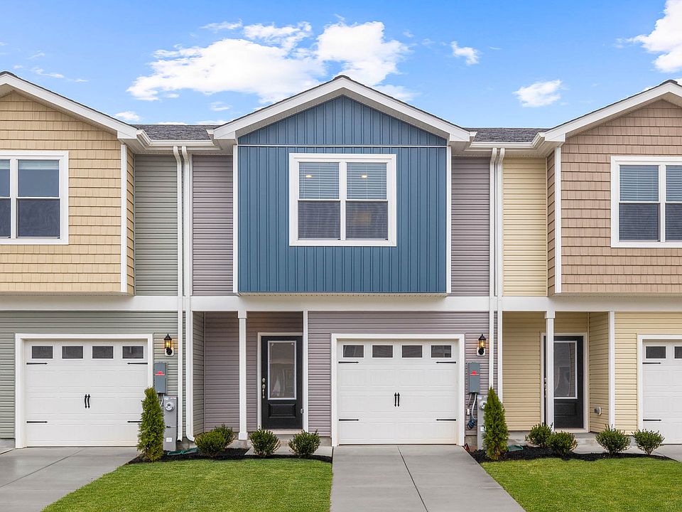 The Canton townhome has a 1-car garage