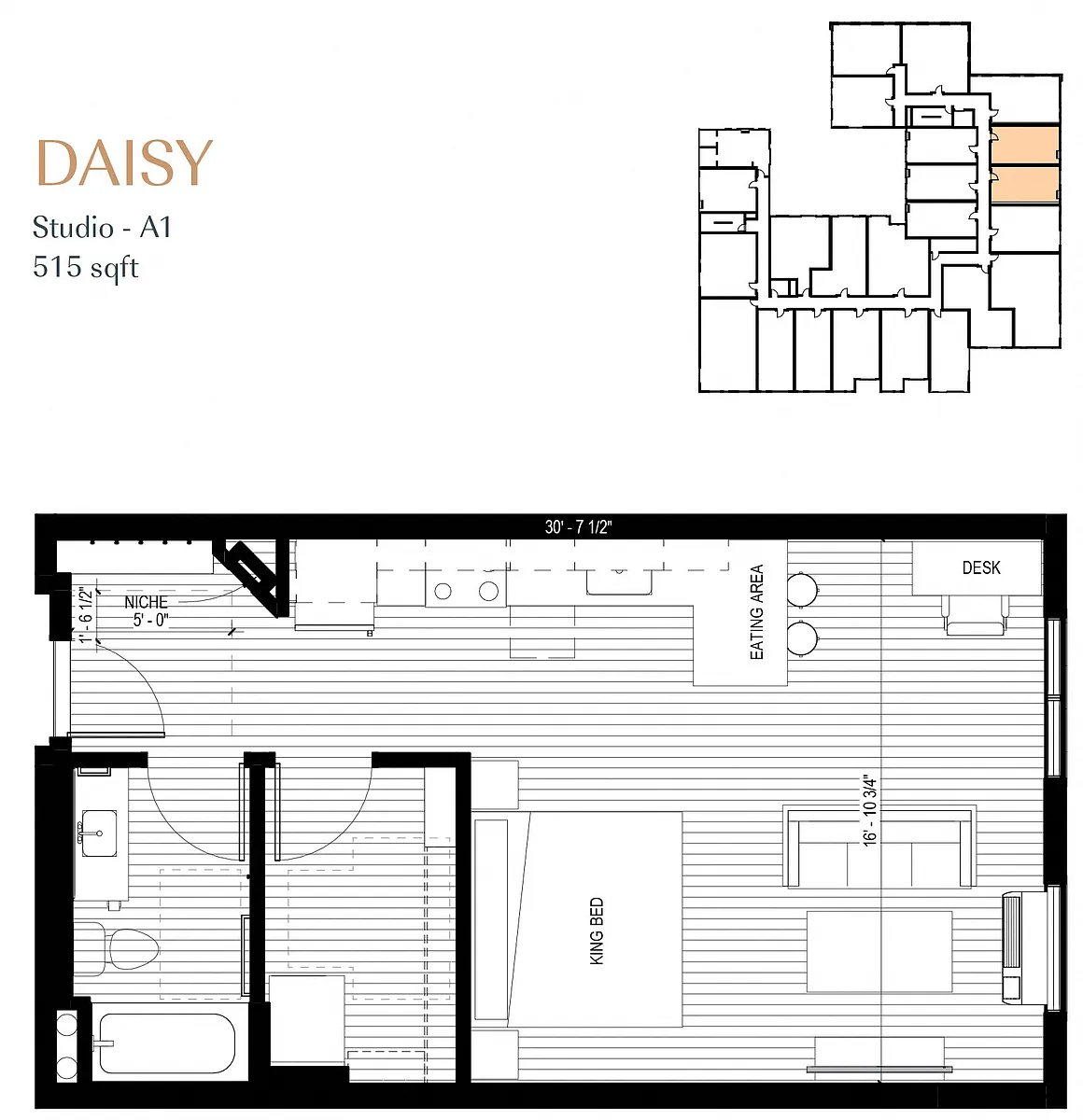 Floor plan Daisy
