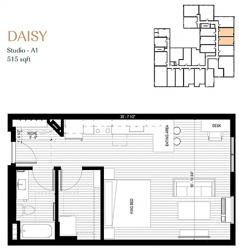 Floor plan Daisy
