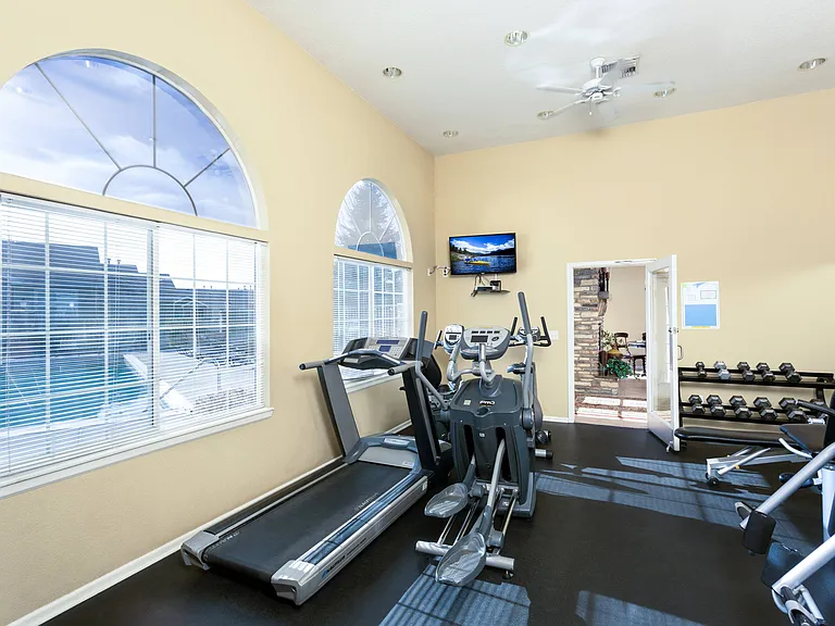 Fitness Center with Cardio and Free Weights