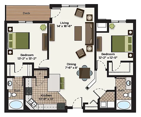 Floor plan Maple G