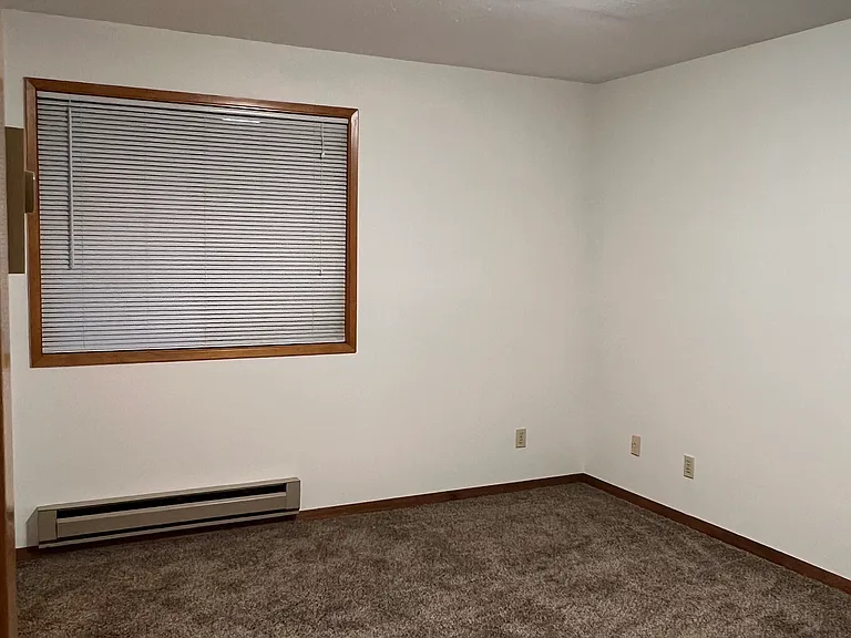 Large bedroom, baseboard heat