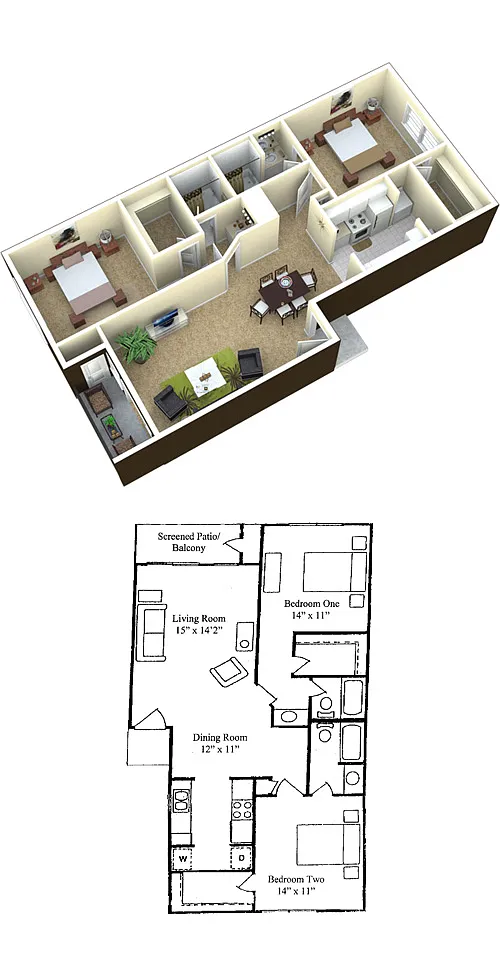 Floor plan Mediterranean