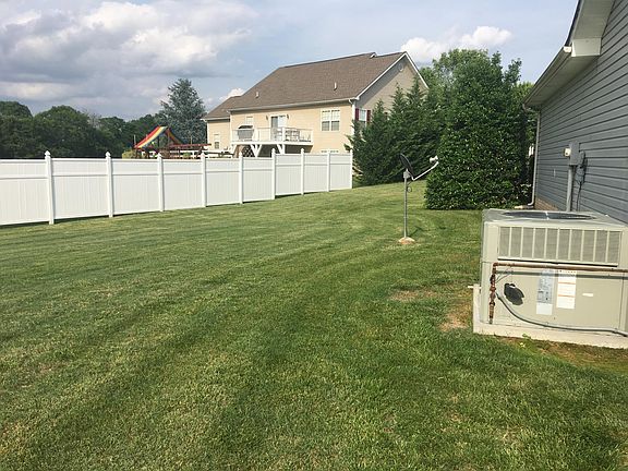 Right Side of Property (new HVAC)