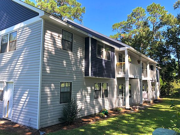 View of second story balcony