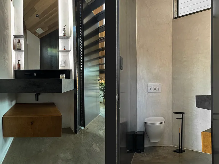 1st floor powder room